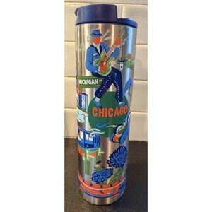 Starbucks Discovery Series Chicago Stainless Steel Travel Mug 16 oz 473 ml